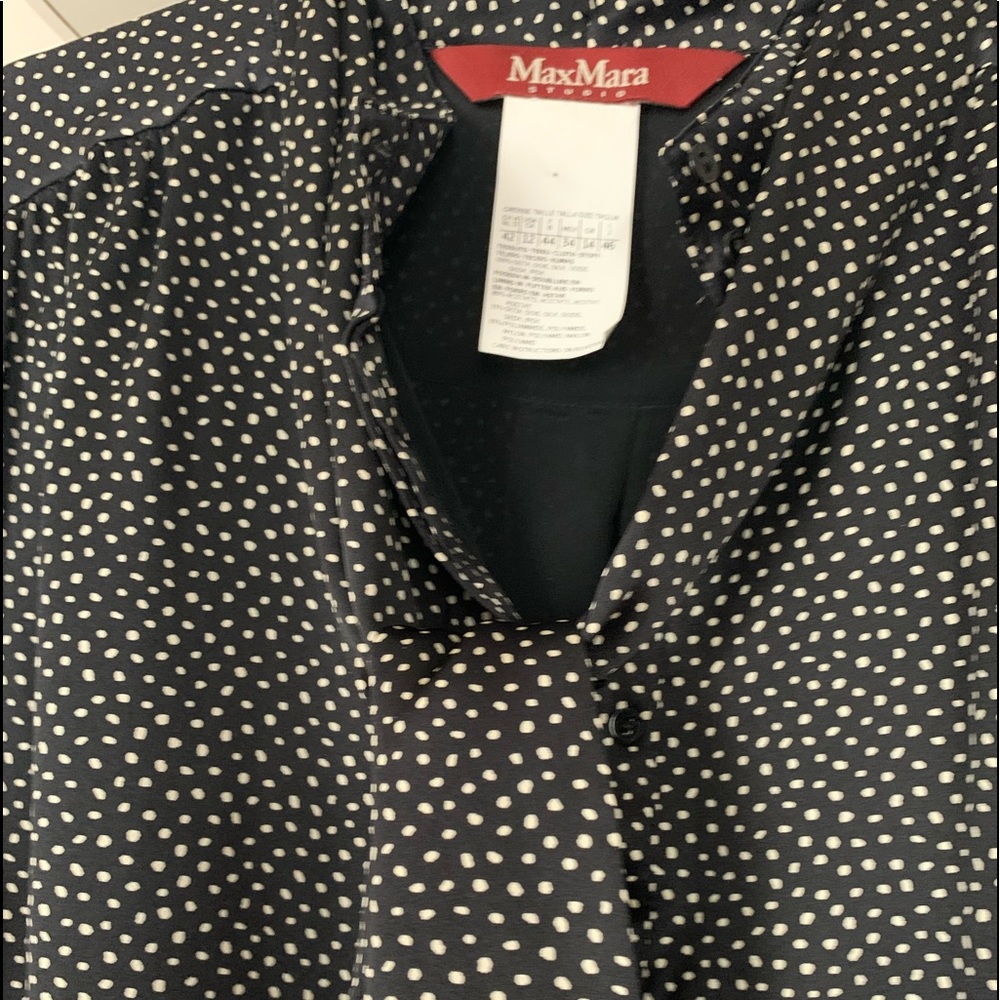 Maxmara shiny silk classic dress